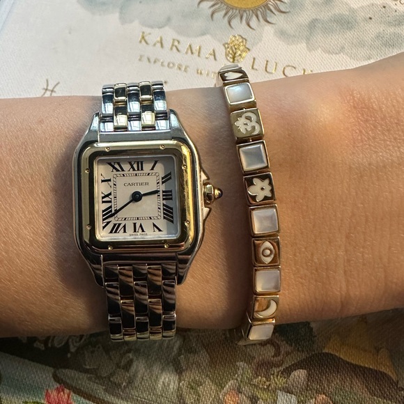 Miraculous Protection - Multi Charm Mother of Pearl Bracelet - Picture 1 of 8